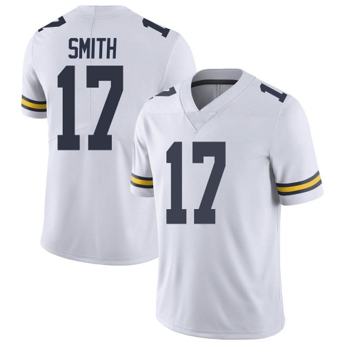 Peyton Smith Michigan Wolverines Men's NCAA #17 White Limited Brand Jordan College Stitched Football Jersey JYF5654RS